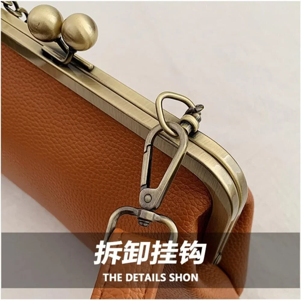 Leather Bag Women Vagen Leather Cross-Body Purse Evening Party